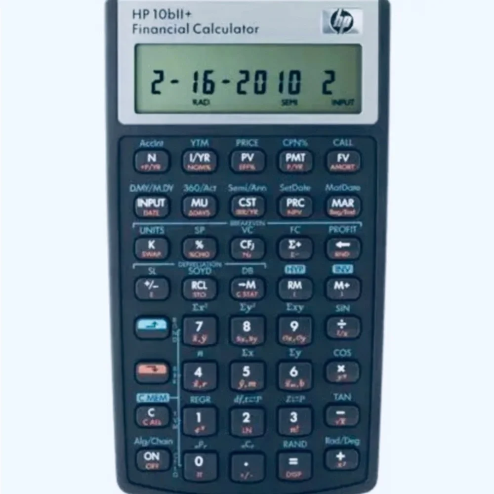Hewlett Packerd HP-10Bll Plus Financial Calculator With Case Very Working Great
